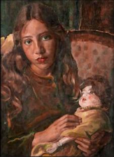 Elspeth with Doll